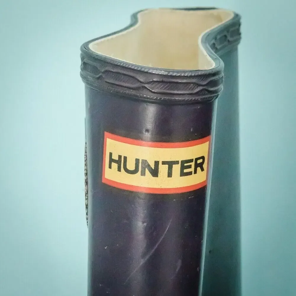 Hunter Shoe Size 7 Purple Original Tall Pull On Waterproof Rain Winter Boots